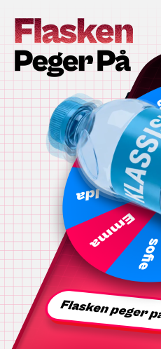 Screenshot Flaskehalsen peger på app