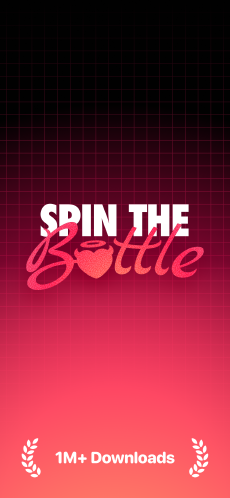 Screenshot Spin the Bottle app