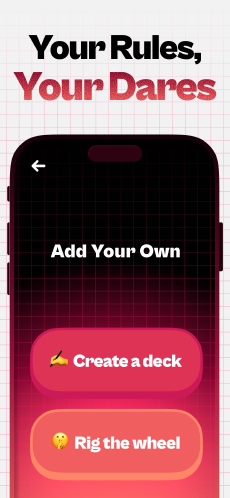 Screenshot Spin the Bottle app