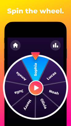 Screenshot Zavrti bocu app