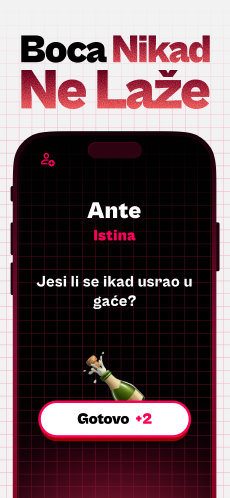 Screenshot Zavrti bocu app