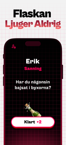Screenshot Snurra flaskan app