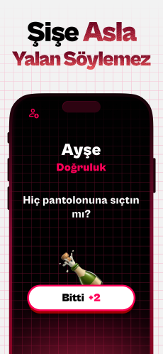 Screenshot Şişe çevirmece app