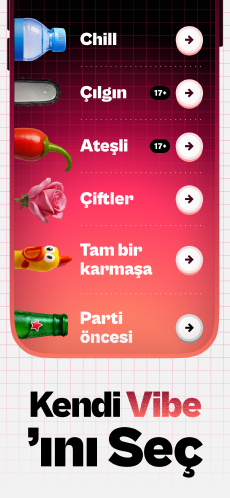 Screenshot Şişe çevirmece app