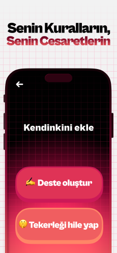 Screenshot Şişe çevirmece app